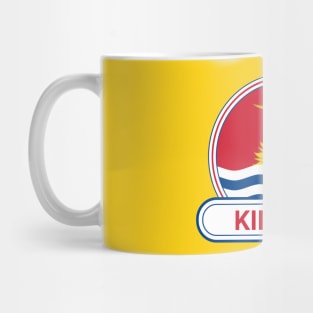 Kiribati Country Badge - Kiribati Flag Mug